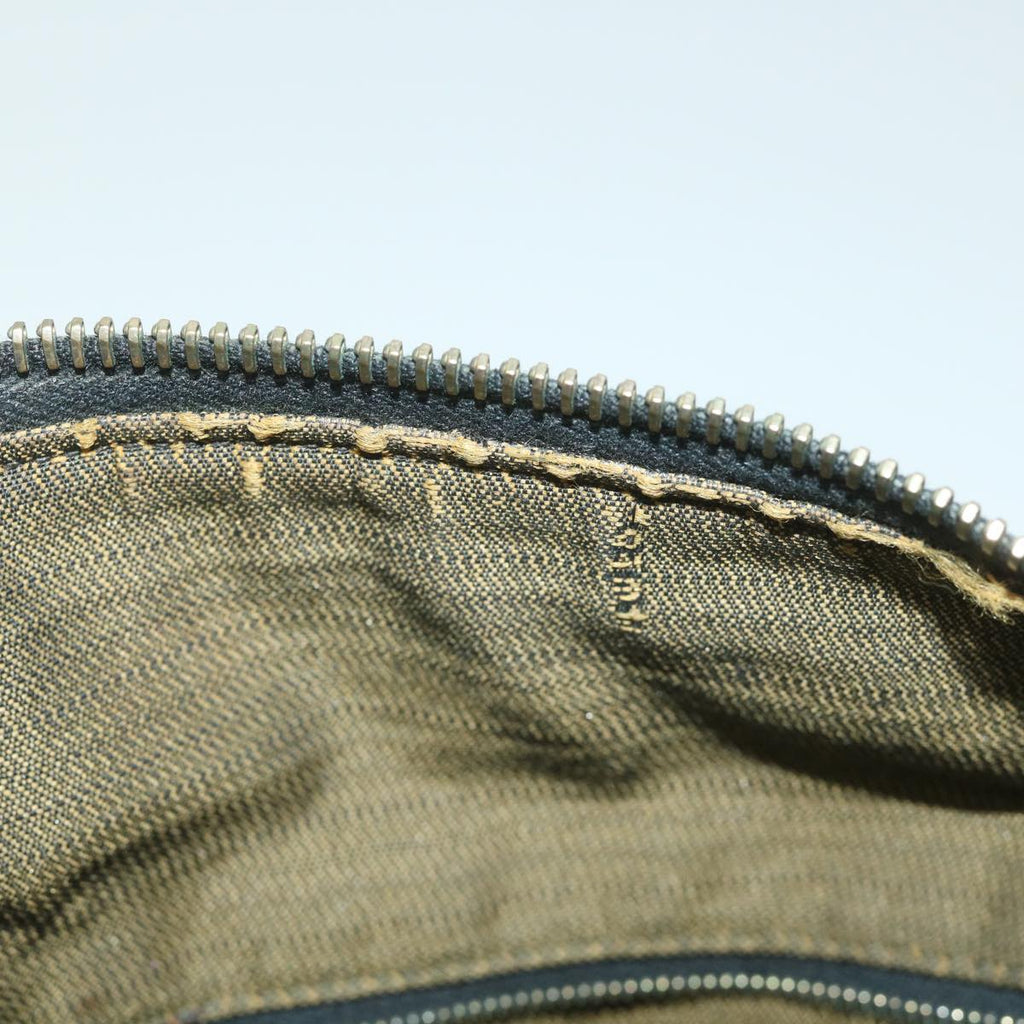 FENDI Zucca Canvas Vanity Cosmetic Pouch Black Brown56386