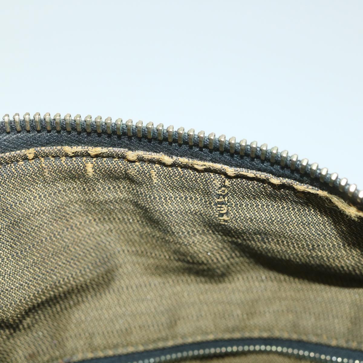 FENDI Zucca Canvas Vanity Cosmetic Pouch Black Brown56386