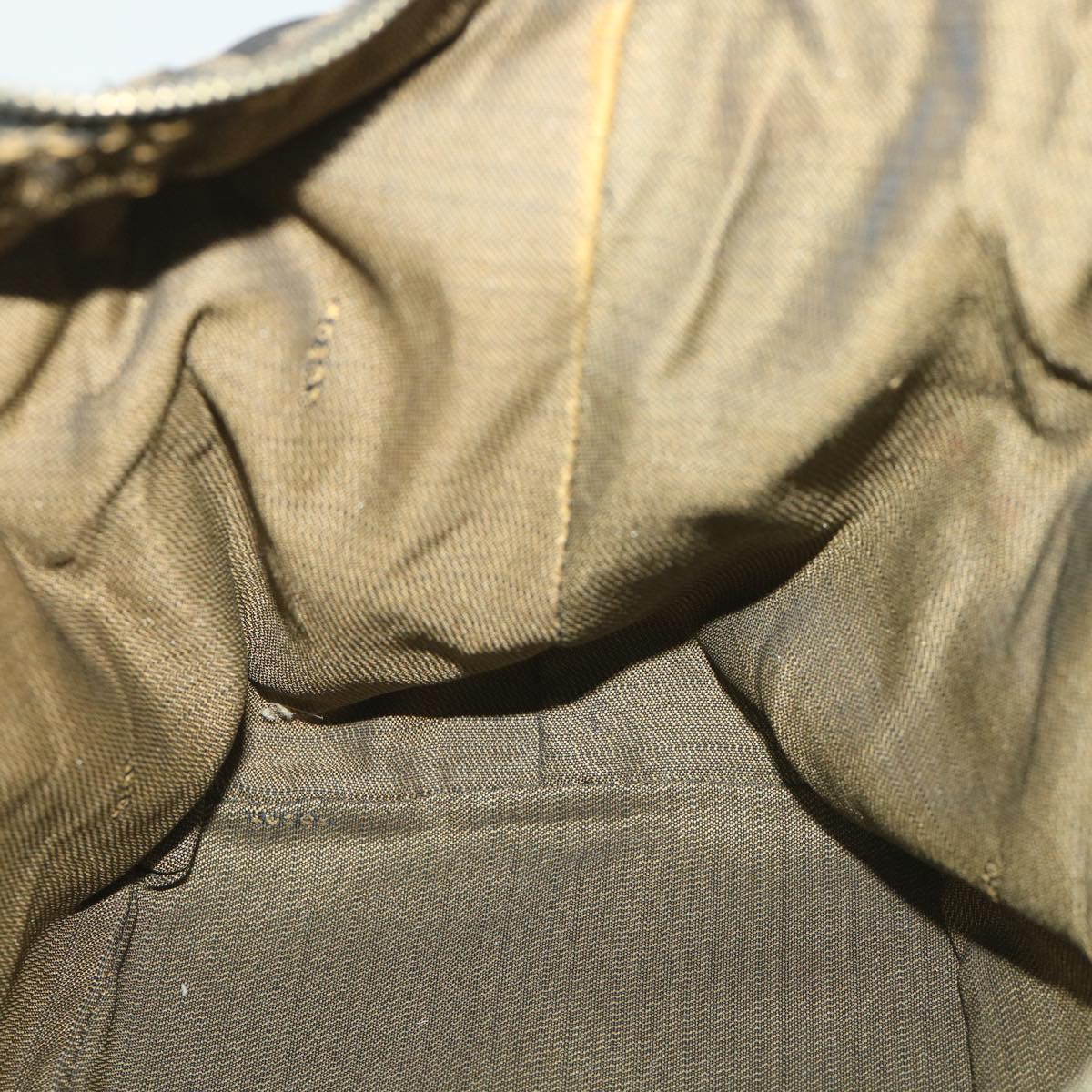 FENDI Zucca Canvas Vanity Cosmetic Pouch Black Brown56386