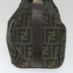 FENDI Zucca Canvas Vanity Cosmetic Pouch Black Brown56386