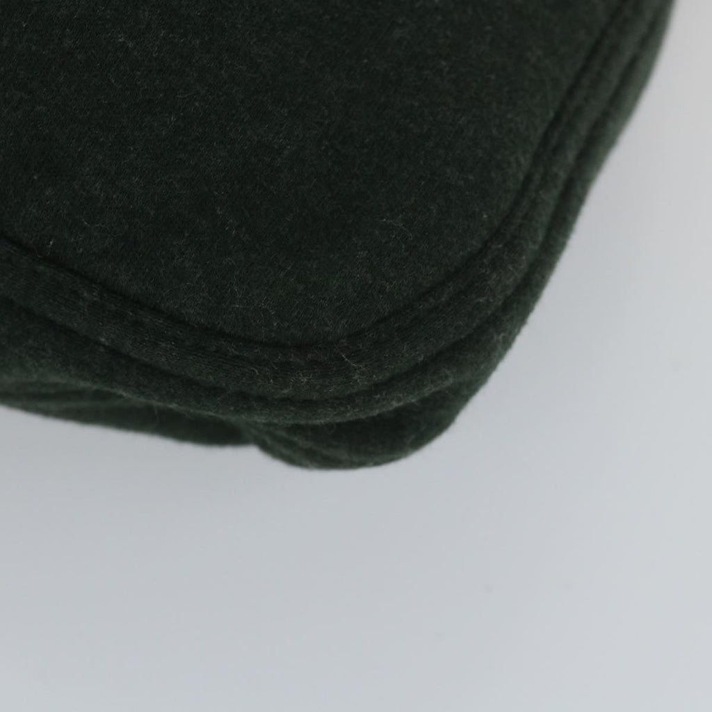 FENDI Mamma Baguette Shoulder Bag Canvas Green56490