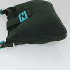 FENDI Mamma Baguette Shoulder Bag Canvas Green56490