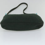FENDI Mamma Baguette Shoulder Bag Canvas Green56490