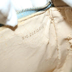 FENDI Zucchino Canvas Hand Bag Coated Canvas Light Blue56491