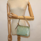 FENDI Zucchino Canvas Hand Bag Coated Canvas Light Blue56491