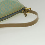 FENDI Zucchino Canvas Hand Bag Coated Canvas Light Blue56491