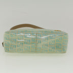 FENDI Zucchino Canvas Hand Bag Coated Canvas Light Blue56491