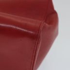 FENDI Mamma Baguette Hand Bag Leather Red56545