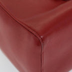 FENDI Mamma Baguette Hand Bag Leather Red56545