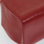 FENDI Mamma Baguette Hand Bag Leather Red56545