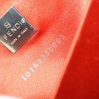 FENDI Mamma Baguette Hand Bag Leather Red56545