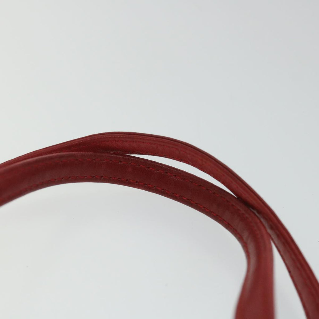 FENDI Mamma Baguette Hand Bag Leather Red56545