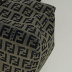 FENDI Zucchino Canvas Mamma Hand Bag Navy56578