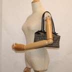 FENDI Zucchino Canvas Mamma Hand Bag Navy56578