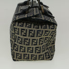 FENDI Zucchino Canvas Mamma Hand Bag Navy56578