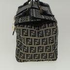 FENDI Zucchino Canvas Mamma Hand Bag Navy56578