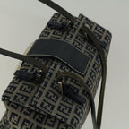 FENDI Zucchino Canvas Mamma Hand Bag Navy56578