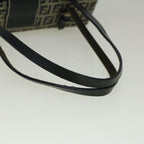 FENDI Zucchino Canvas Mamma Hand Bag Navy56578