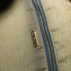 FENDI Zucca Canvas Vanity pouch Hand Bag Nylon Brown Black56582