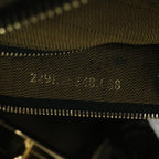 FENDI Zucca Canvas Vanity pouch Hand Bag Nylon Brown Black56582