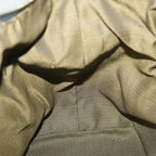 FENDI Zucca Canvas Vanity pouch Hand Bag Nylon Brown Black56583