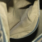 FENDI Zucca Canvas Vanity pouch Hand Bag Nylon Brown Black56583