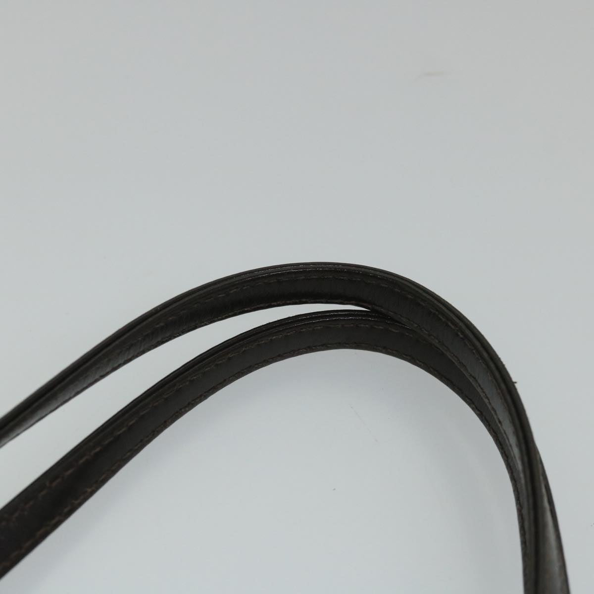 FENDI Zucca Canvas Mamma Hand Bag Nylon Brown Black56586