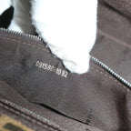 FENDI Zucca Canvas Mamma Hand Bag Nylon Brown Black56586