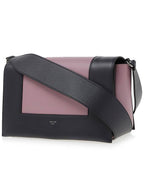 CELINE Two-Tone Frame Shoulder Bag Pink