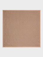 CELINE Triomphe Chain Silk Twill Scarf Beige