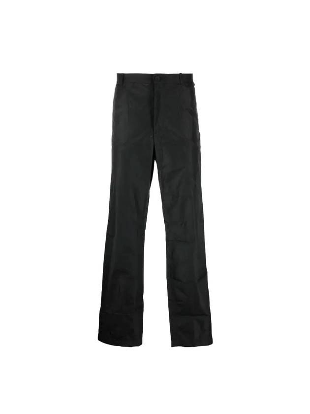 Balenciaga Men's Nylon Straight Pants Black