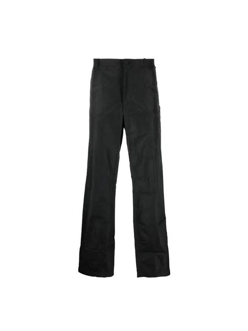 Balenciaga Men's Nylon Straight Pants Black