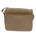 CELINE Macadam Canvas Shoulder Bag Beige  56701