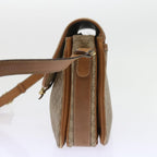 CELINE Macadam Canvas Shoulder Bag Beige  56701