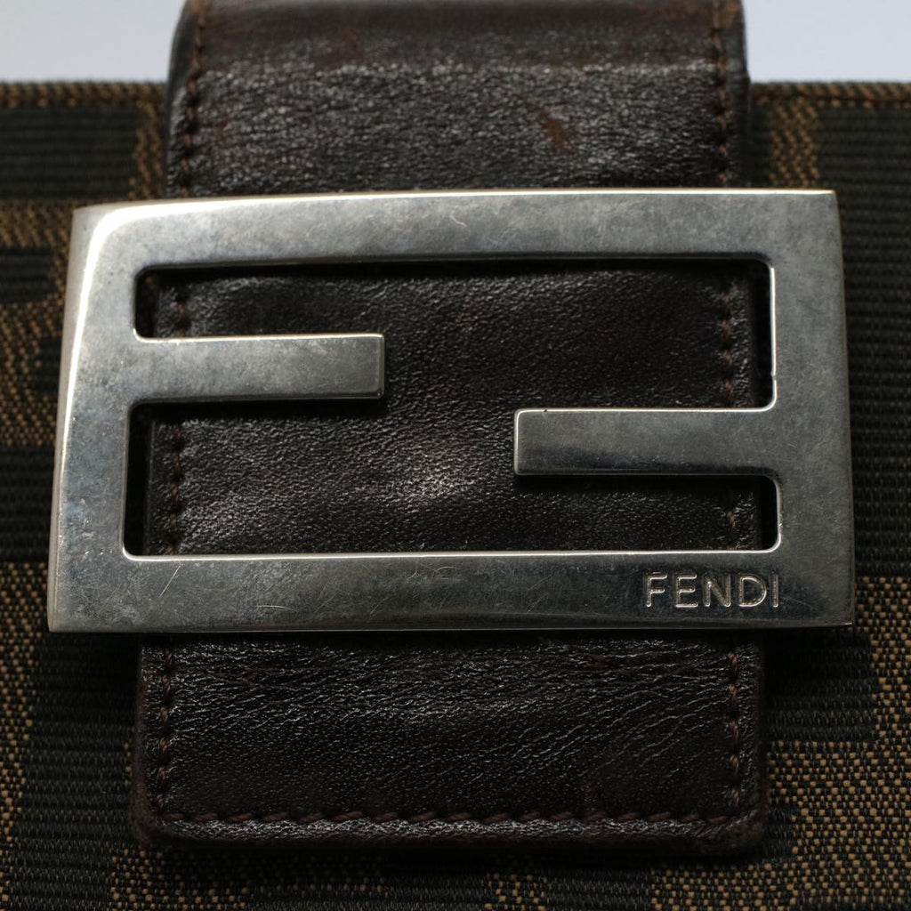 FENDI Zucca Canvas Day Planner Cover Black Brown 2289 31099 00956779
