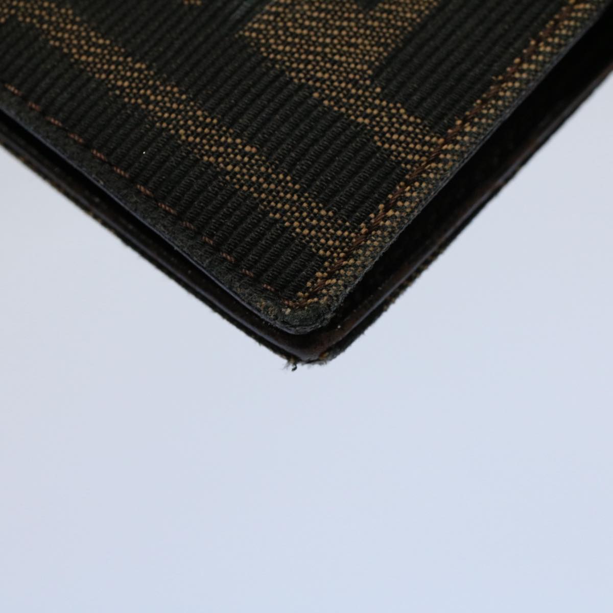 FENDI Zucca Canvas Day Planner Cover Black Brown 2289 31099 00956779