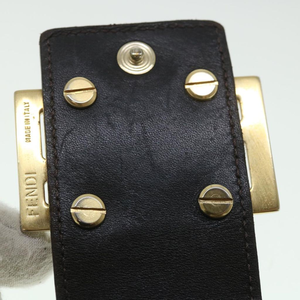 FENDI Zucca Canvas Wallet Black Brown56791