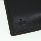 FENDI Zucca Canvas Wallet Black Brown56791