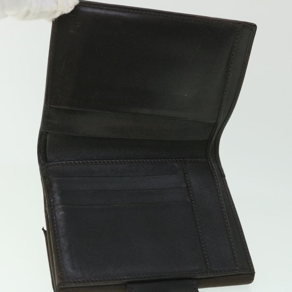 FENDI Zucca Canvas Wallet Black Brown56791