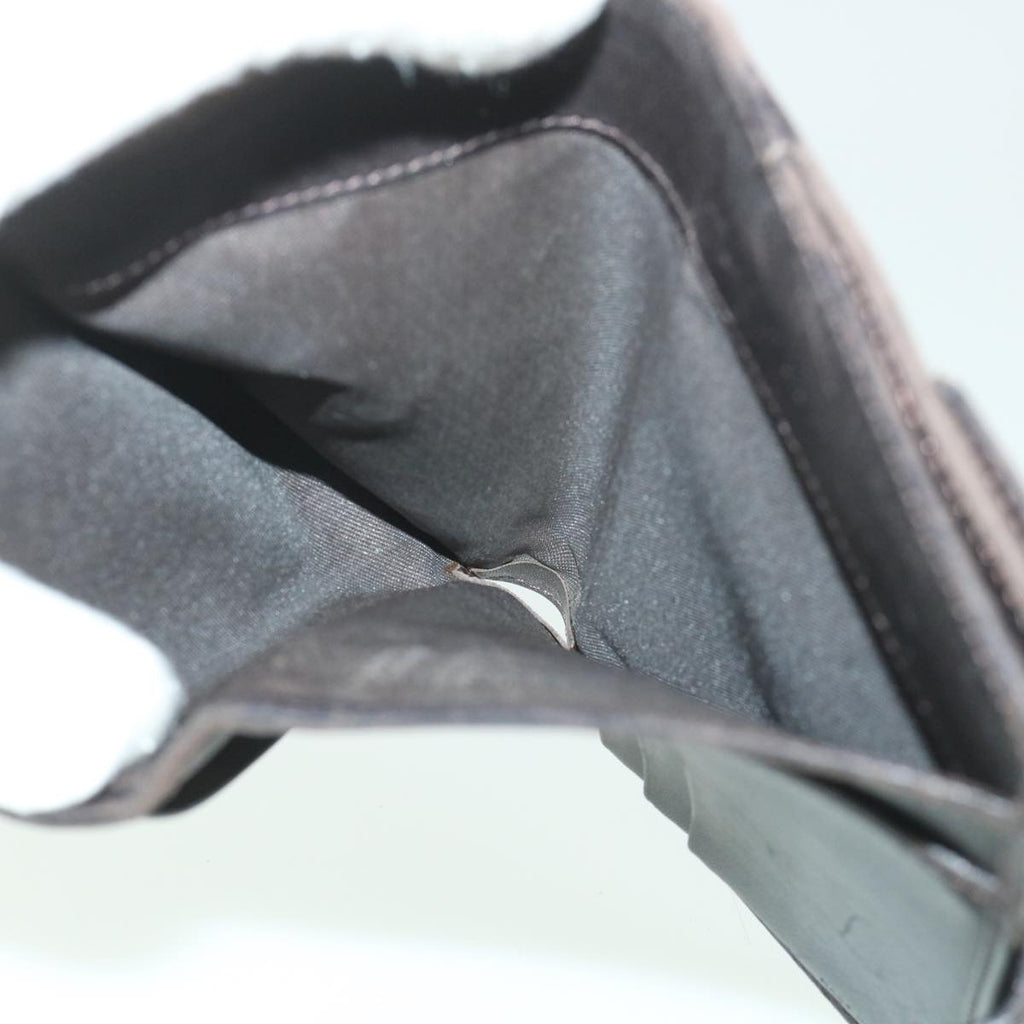 FENDI Zucca Canvas Wallet Black Brown56791