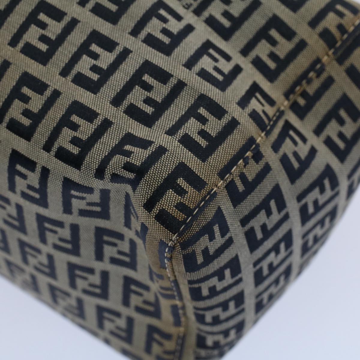 FENDI Zucchino Canvas Hand Bag Navy56963