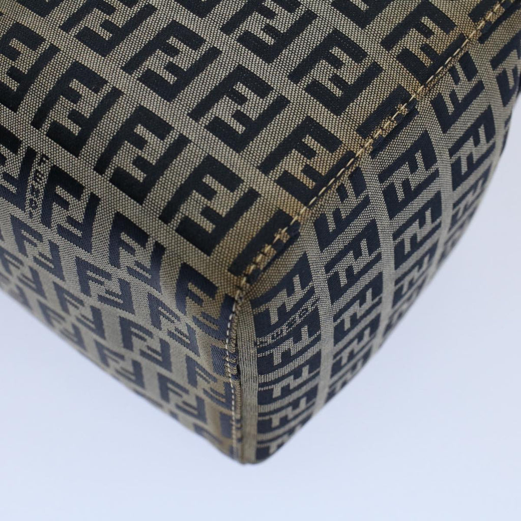 FENDI Zucchino Canvas Hand Bag Navy56963