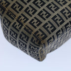 FENDI Zucchino Canvas Hand Bag Navy56963