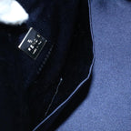 FENDI Zucchino Canvas Hand Bag Navy56963