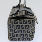 FENDI Zucchino Canvas Hand Bag Navy56963