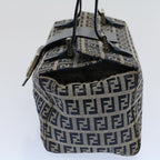 FENDI Zucchino Canvas Hand Bag Navy56963