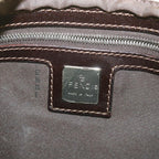 FENDI Zucca Canvas Mamma Baguette Shoulder Bag Beige57043