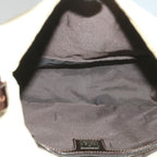 FENDI Zucca Canvas Mamma Baguette Shoulder Bag Beige57043