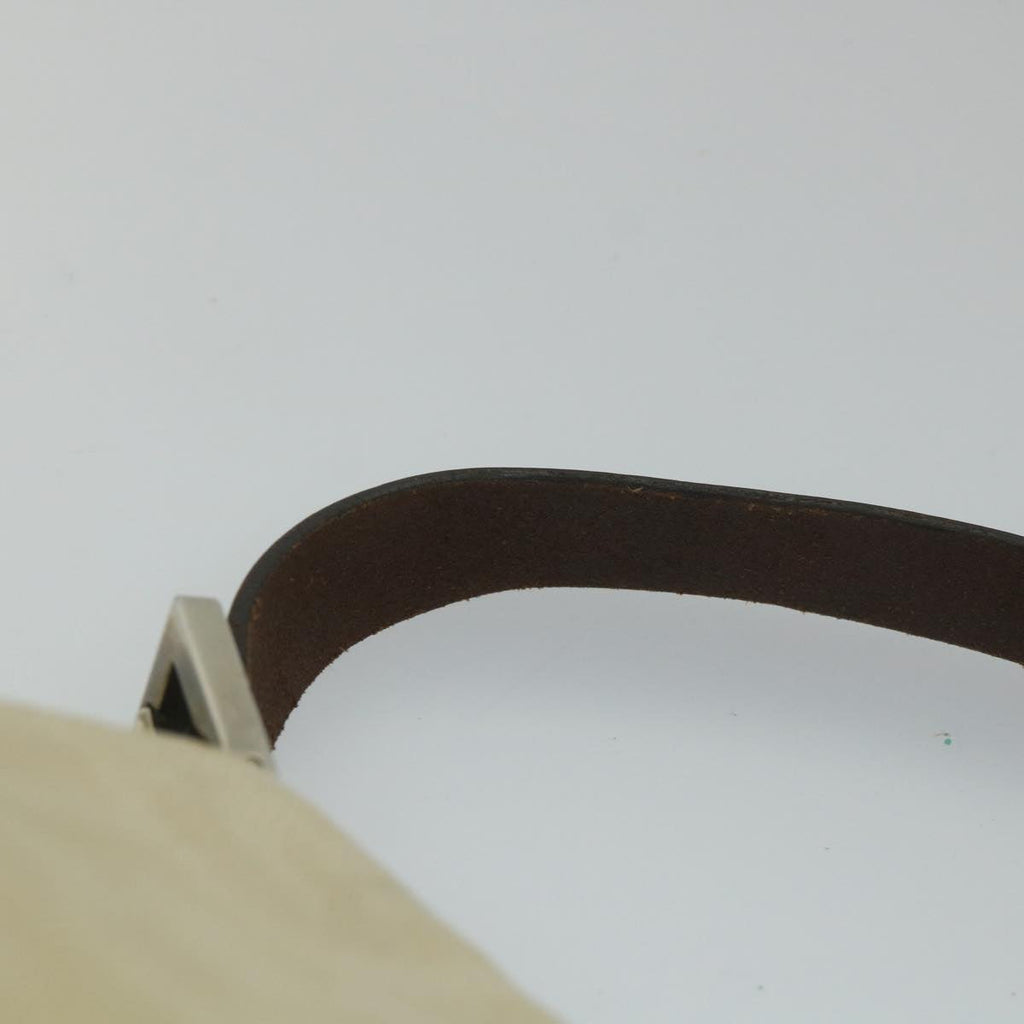 FENDI Zucca Canvas Mamma Baguette Shoulder Bag Beige57043