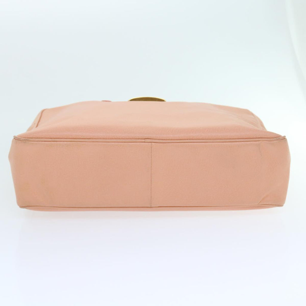 FENDI Mamma Baguette Hand Bag Leather Pink57058